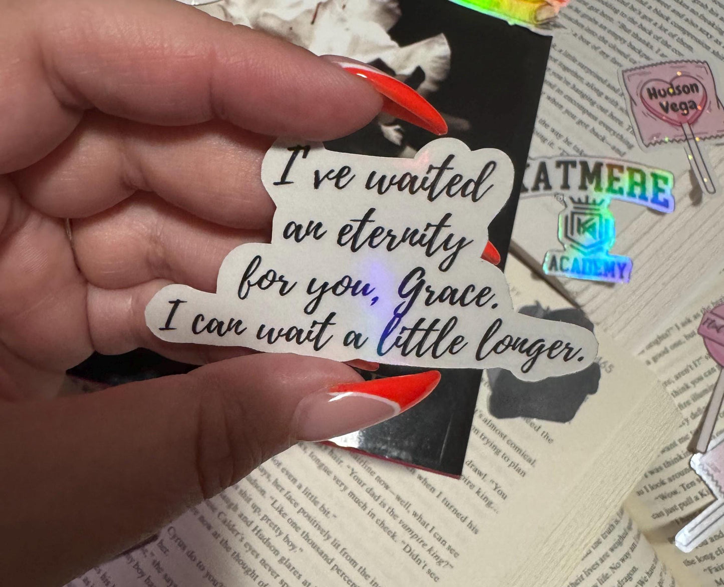 Crave Series Sticker Set – Tracy Wolff Vampire Academy Bookish Decals | Fantasy Romance Stickers for Laptops, Journals & Gifts