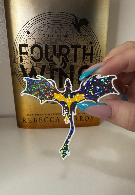 Fourth Wing Sticker Pack – Rebecca Yarros Empyrean Series Starter Bundle | Bookish Fantasy Vinyl Stickers for Readers & Journals