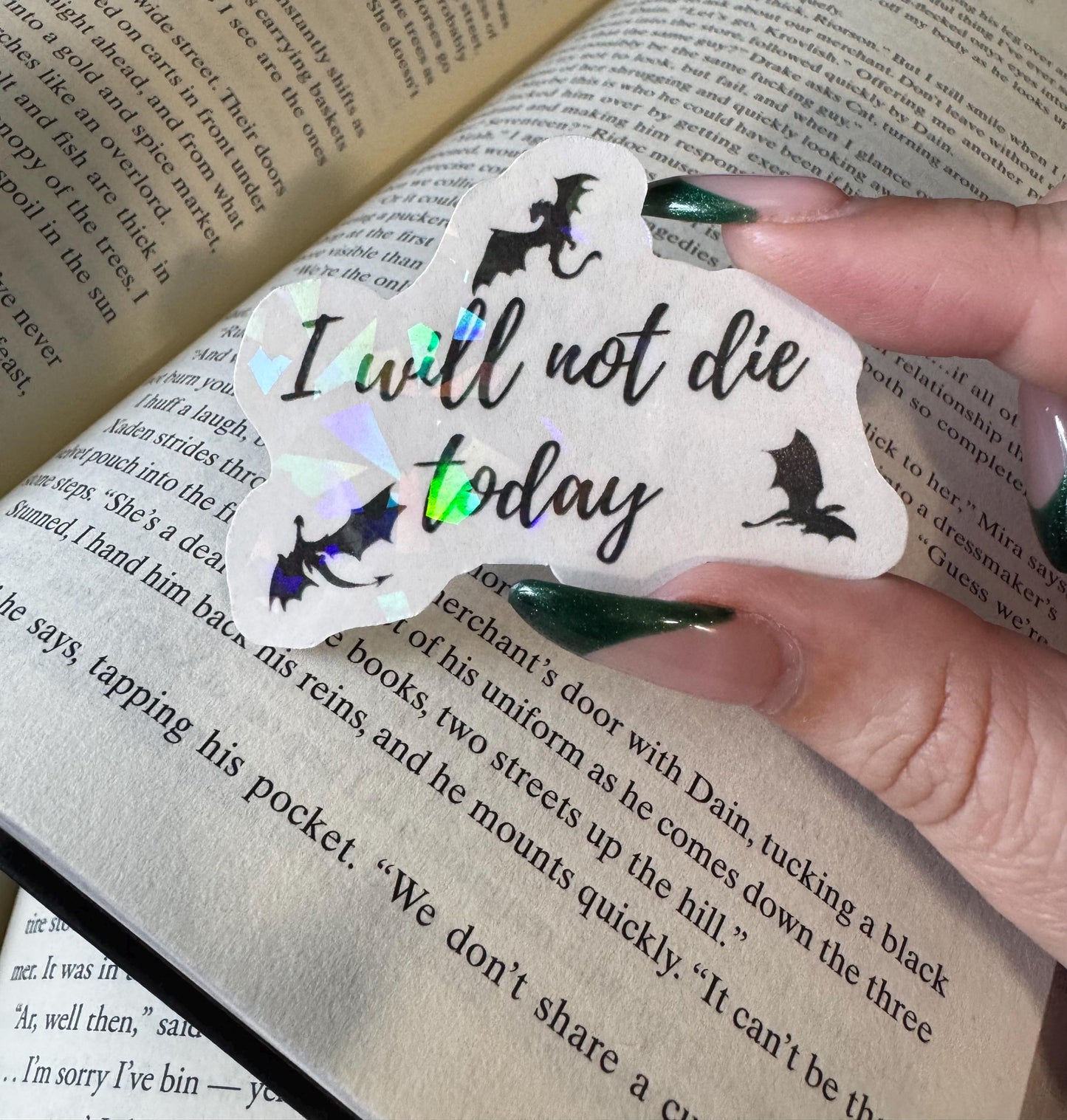 Empyrean Series Sticker Pack or Singles – Fourth Wing Inspired | Wingleader, Liam Quote, Broccoli Cat, Book Stack