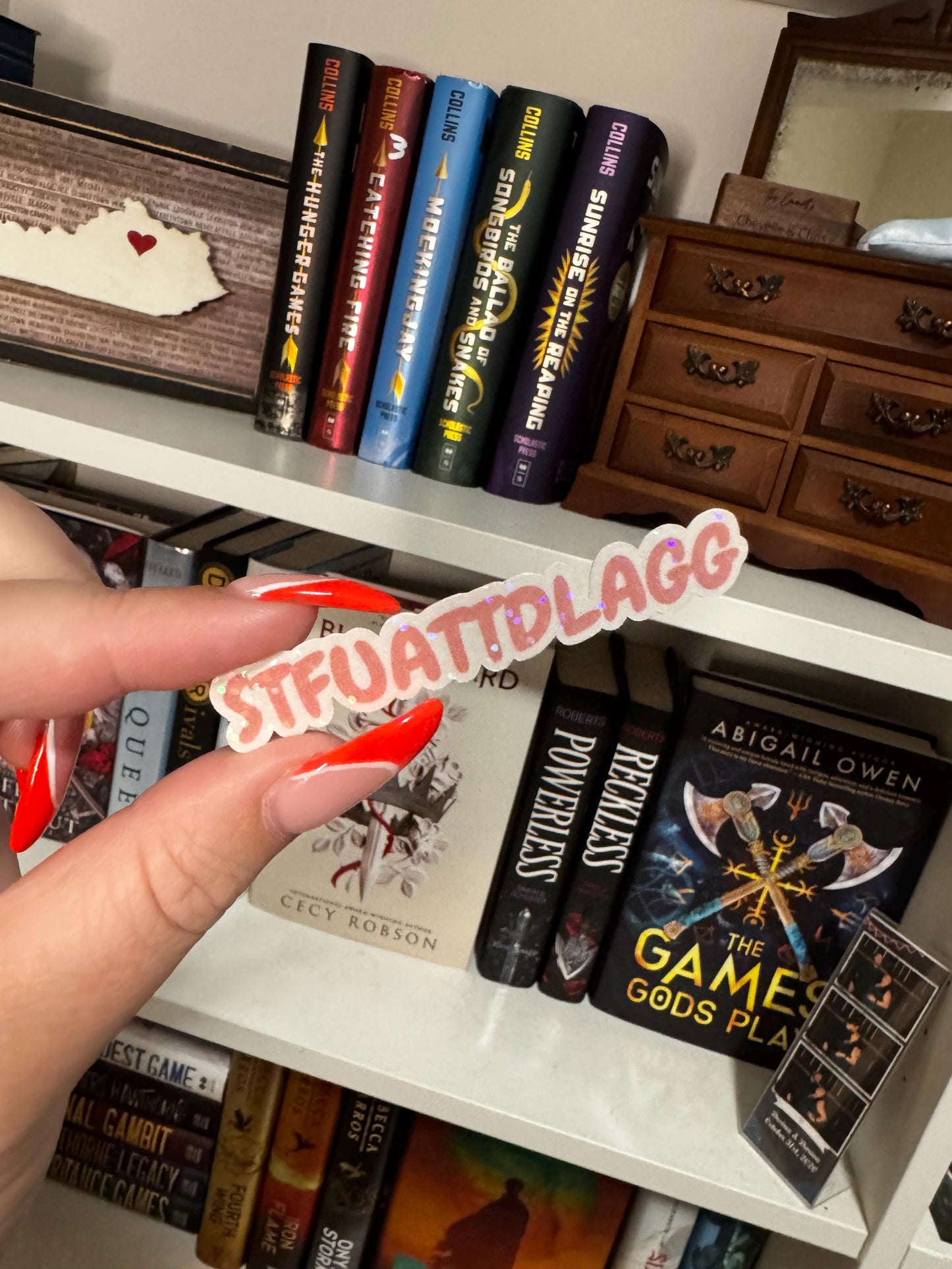 Smut Sticker Pack | Spicy Bookish Vinyl Stickers | Romance Reader Humor | Crying Over Fictional Men, Slow Burn, Male Tears & More