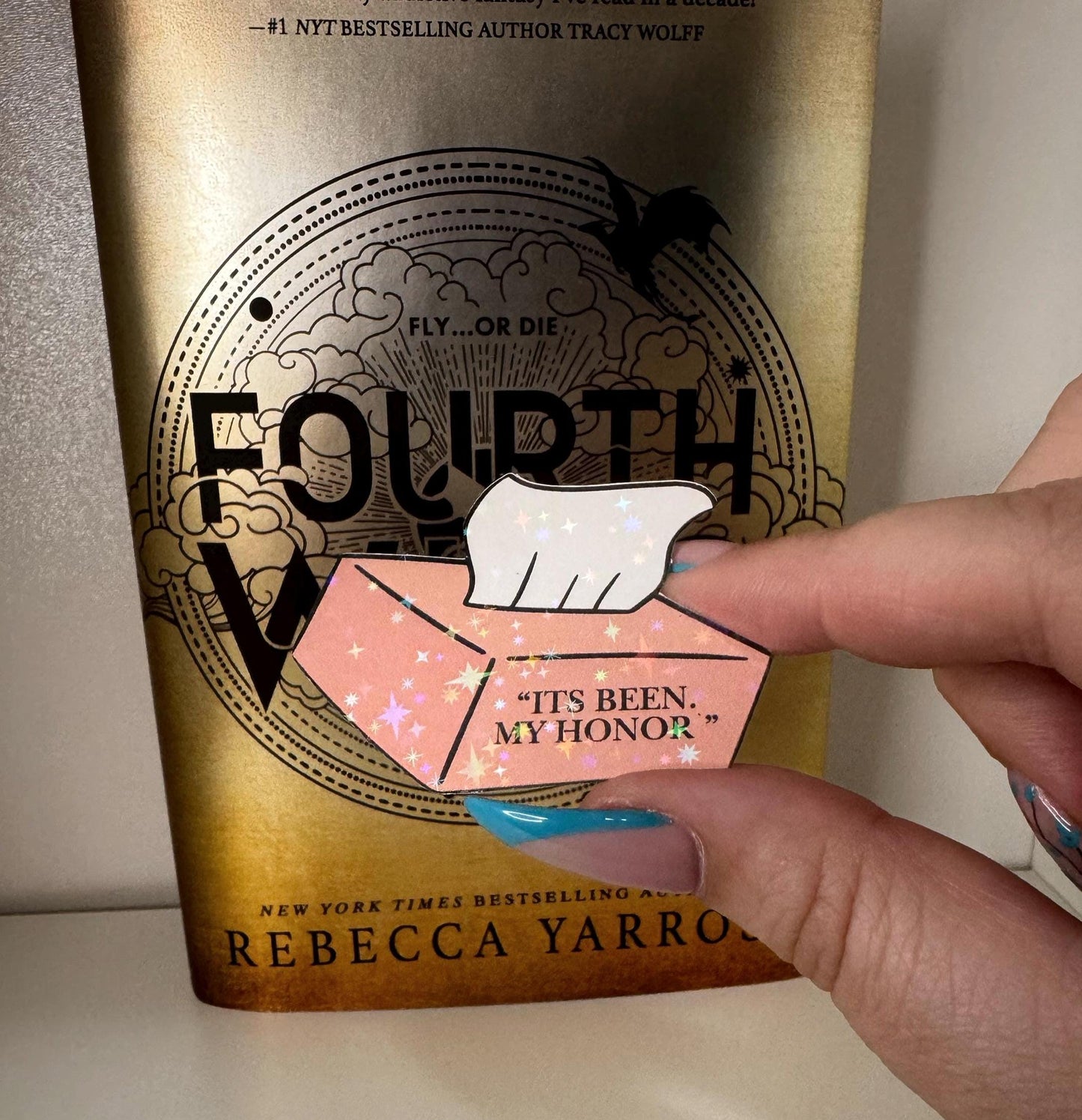 Fourth Wing Sticker Pack – Rebecca Yarros Empyrean Series Starter Bundle | Bookish Fantasy Vinyl Stickers for Readers & Journals