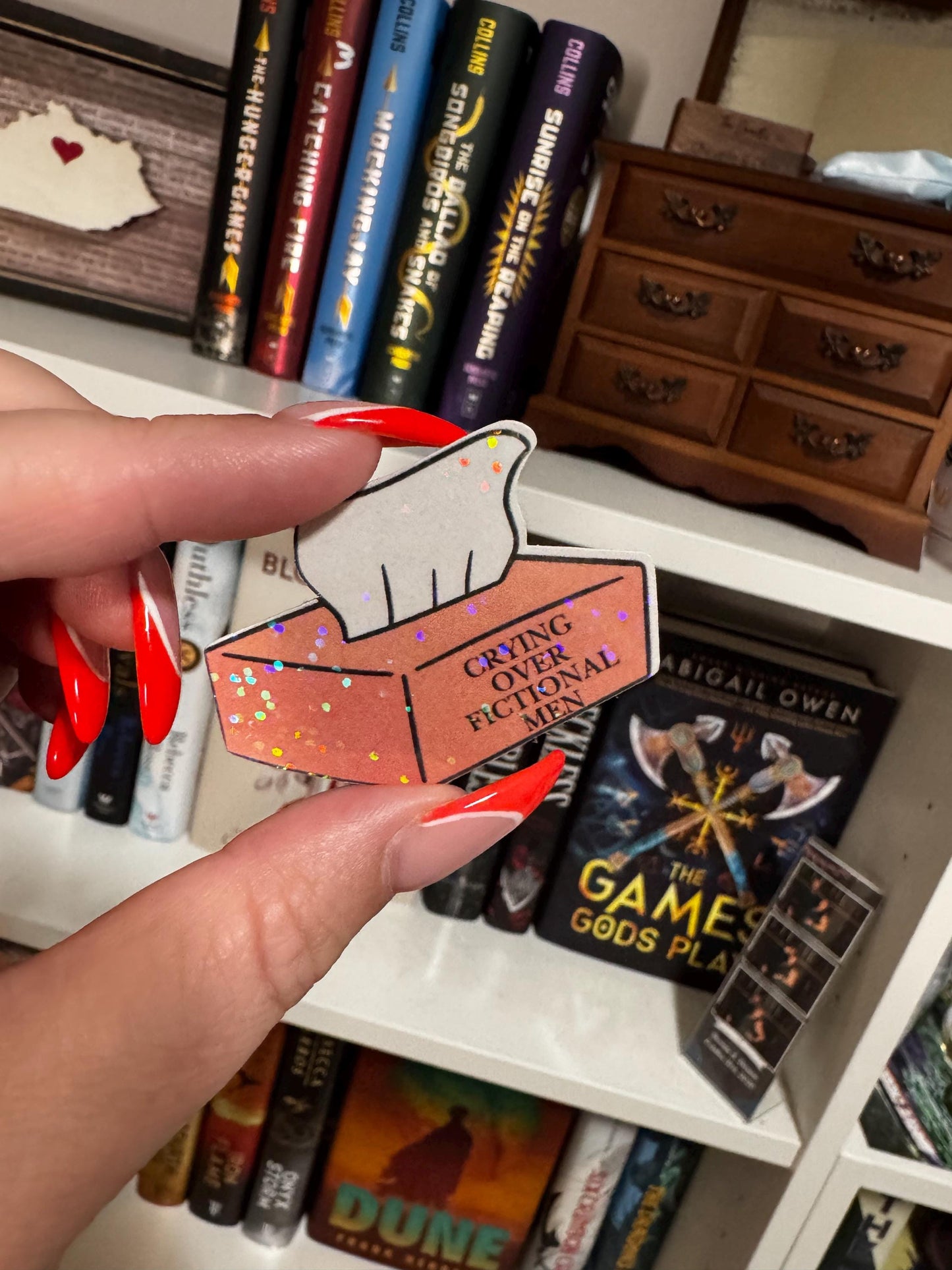 Smut Sticker Pack | Spicy Bookish Vinyl Stickers | Romance Reader Humor | Crying Over Fictional Men, Slow Burn, Male Tears & More