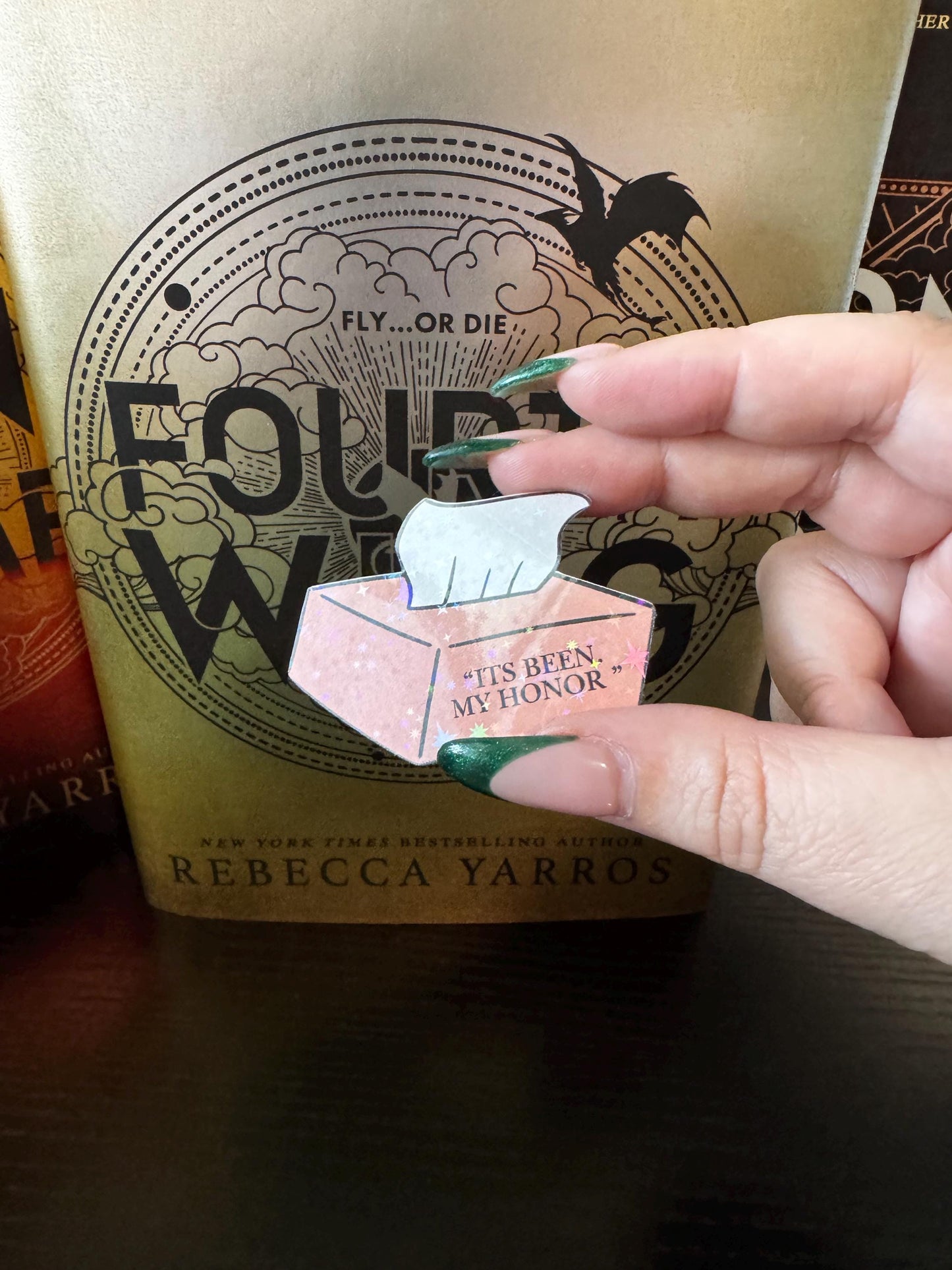 Empyrean Series Sticker Pack or Singles – Fourth Wing Inspired | Wingleader, Liam Quote, Broccoli Cat, Book Stack
