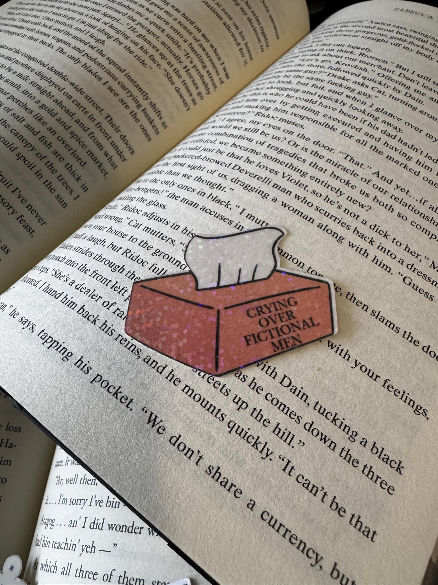 Bookish Girlie Sticker Pack β 9 Aesthetic Book Lover Stickers | Fictional Men, Audiobooks, Crying Over Books