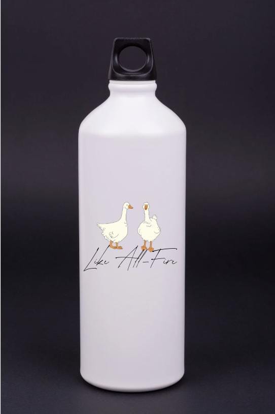 Sunrise on the Reaping Goose Sticker – “Like All-Fire” Quote | Hunger Games Fan Art