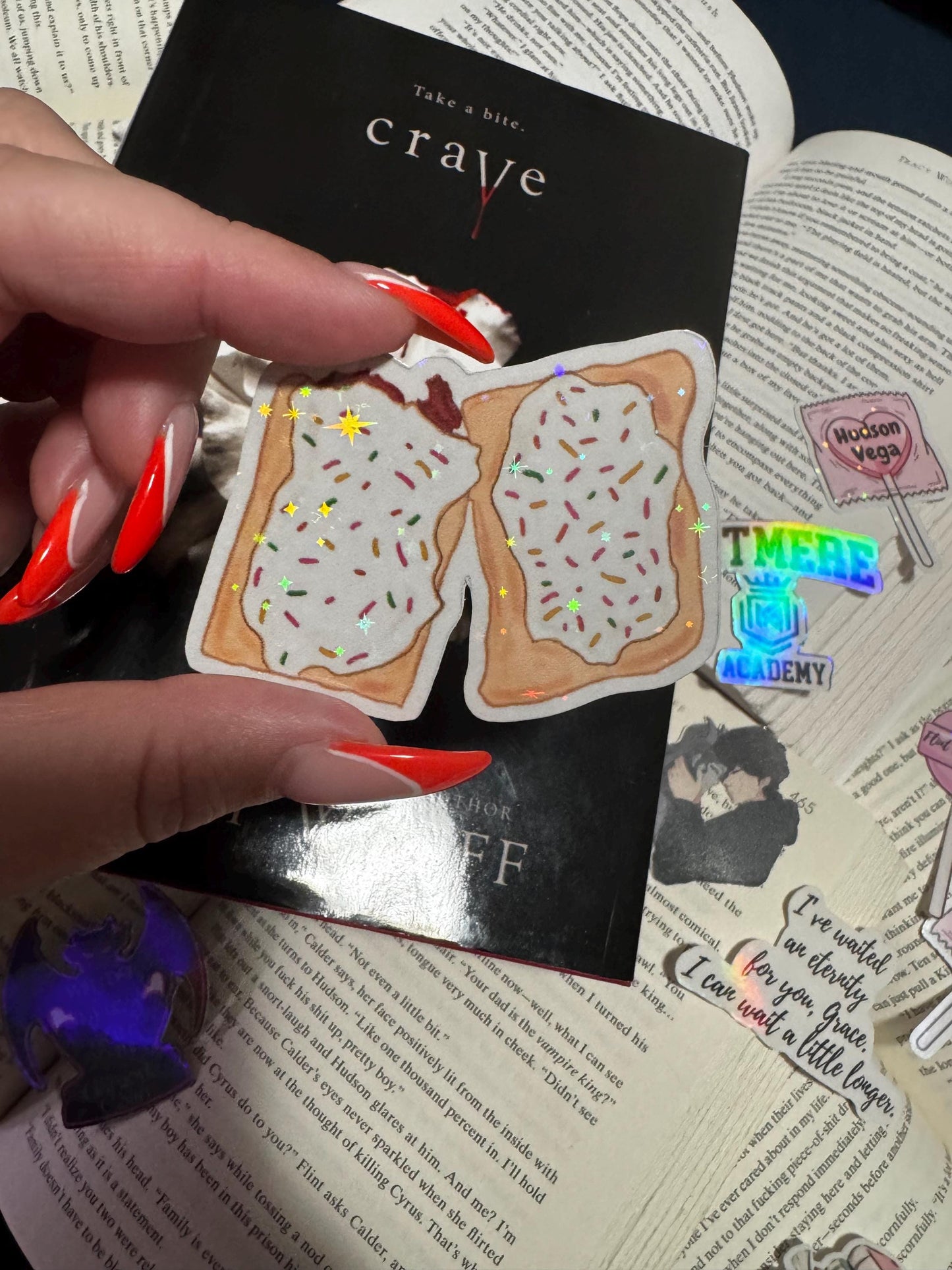 Crave Series Sticker Set: Katmere Academy Bookish stickers