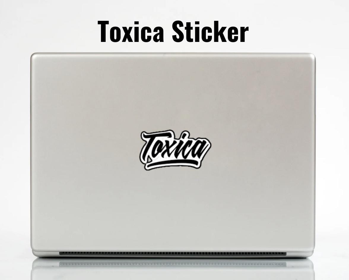 Toxica Sticker | Cute Latina Vinyl Sticker | Spicy Aesthetic Baddie Sticker for Water Bottles, Journals, Laptops & More