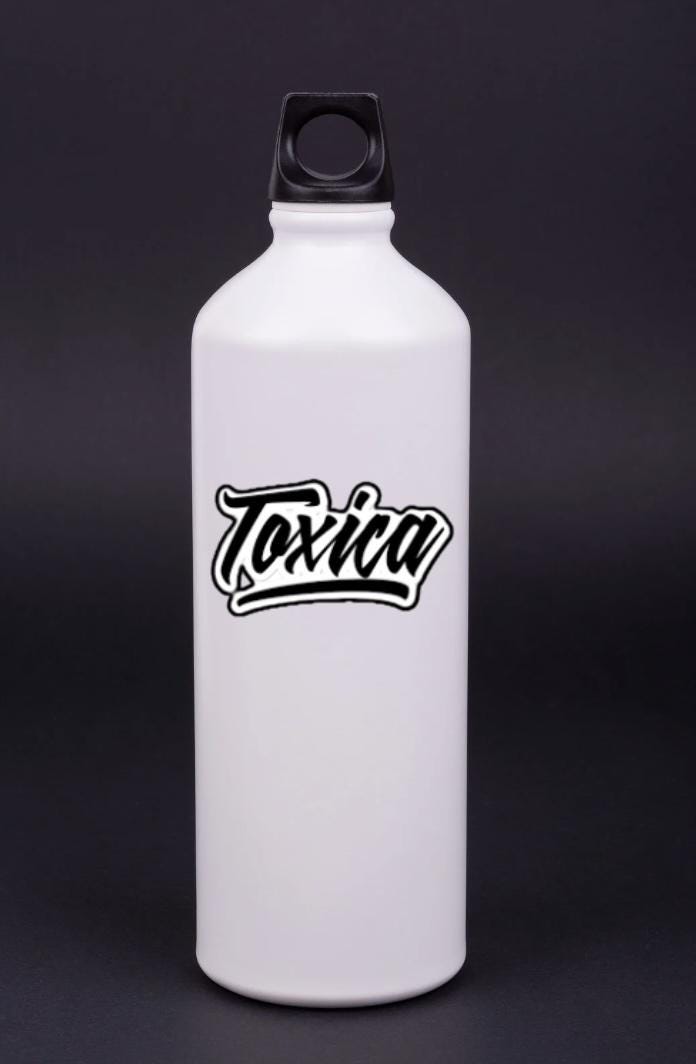 Toxica Sticker | Cute Latina Vinyl Sticker | Spicy Aesthetic Baddie Sticker for Water Bottles, Journals, Laptops & More