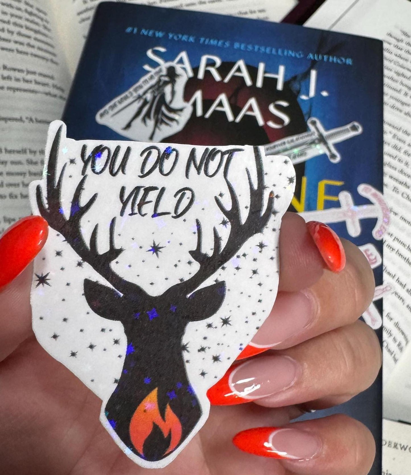Throne of Glass Sticker Pack: Aelin Galathynius Inspired stickers