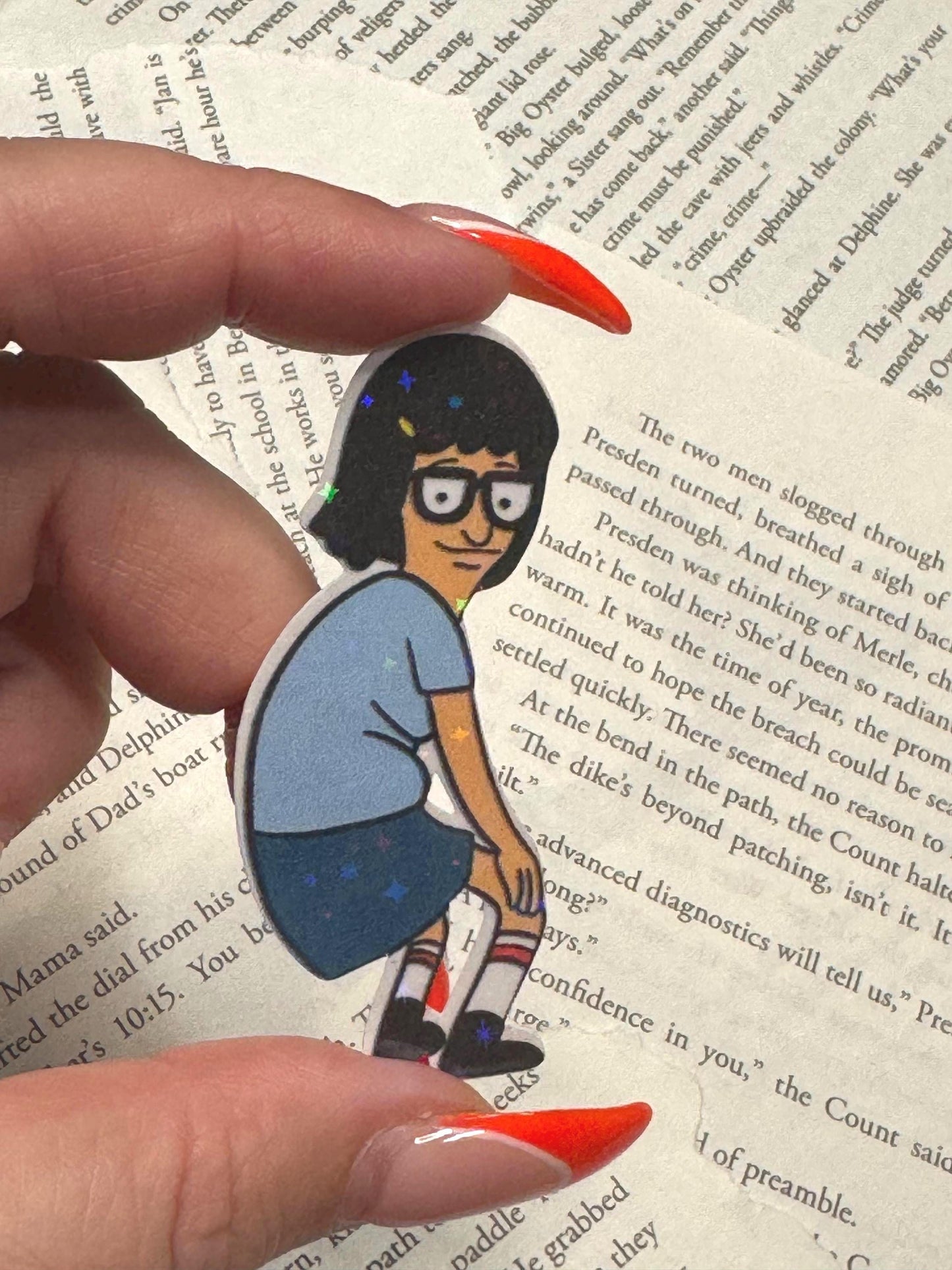 Tina Belcher Twerking Sticker – Bob’s Burgers Inspired Funny Waterproof Vinyl Decal