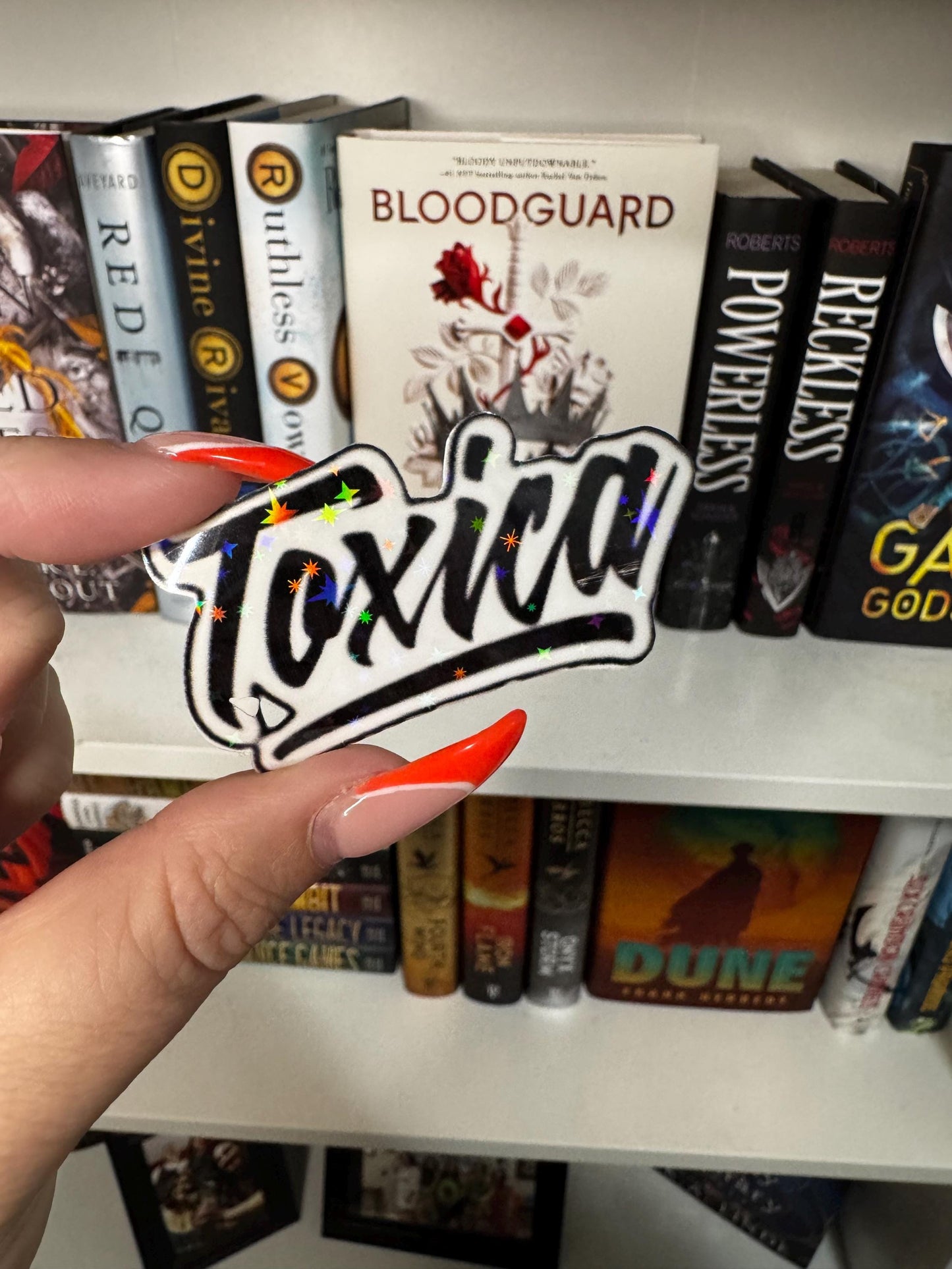 Toxica Sticker | Cute Latina Vinyl Sticker | Spicy Aesthetic Baddie Sticker for Water Bottles, Journals, Laptops & More