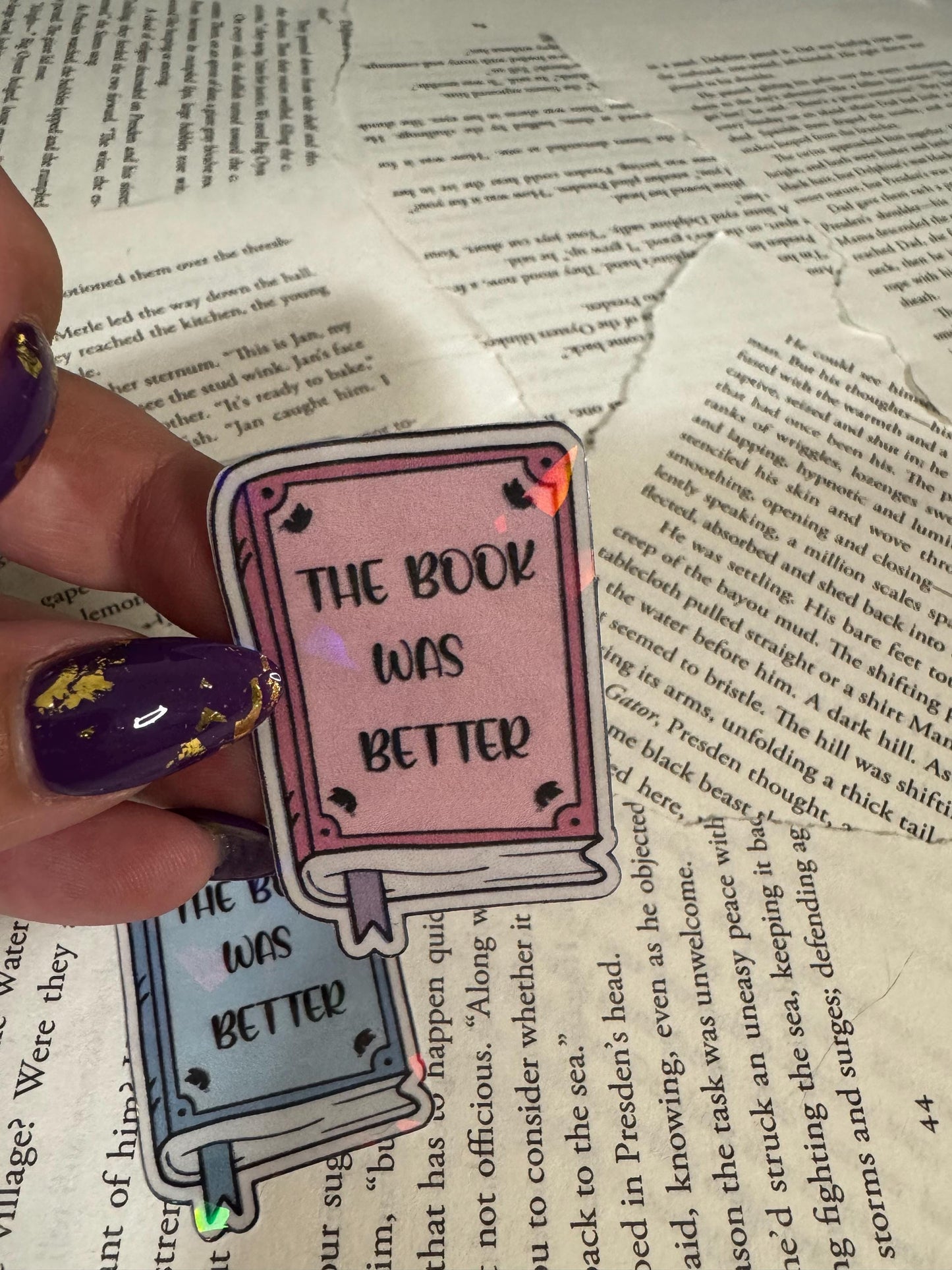 Book Lover Sticker Pack: The Book Was Better Quote Stickers
