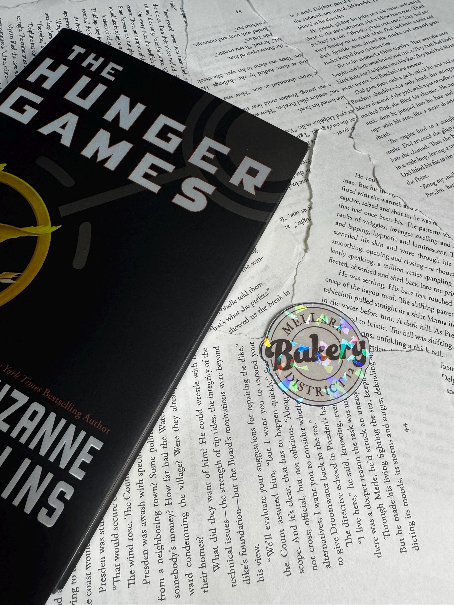 Holographic Mellark's Bakery Sticker: Hunger Games Inspired