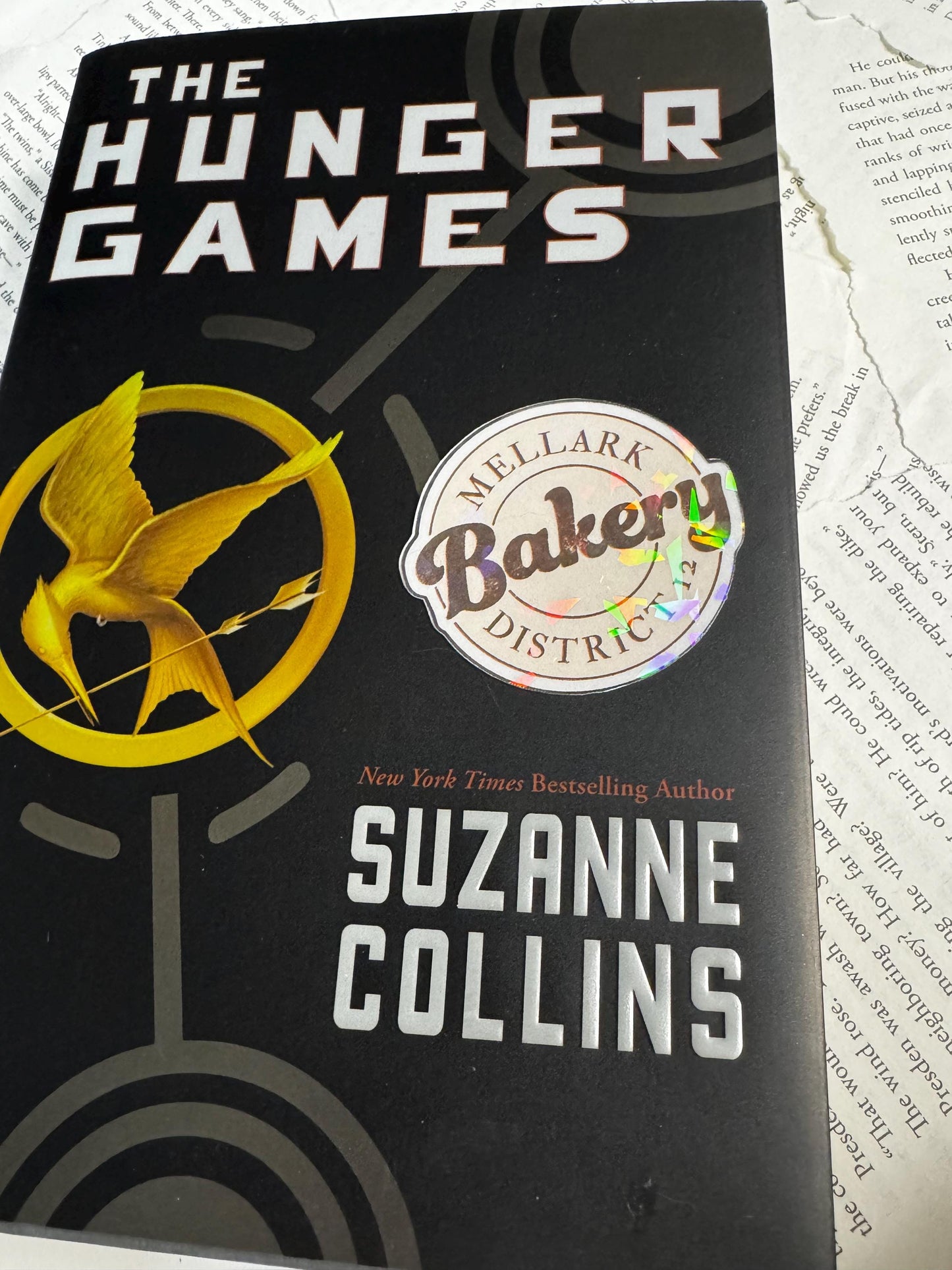 Holographic Mellark's Bakery Sticker: Hunger Games Inspired