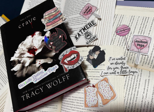 Crave Series Character Stickers – Tracy Wolff Inspired | Hudson, Grace, Jaxon Vinyl Decals